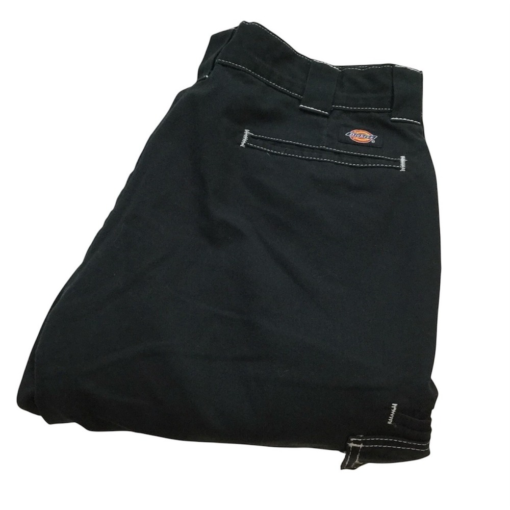 Dickies Cargo Pants Boys 36 Black Flex Regular Baggy Loose Fit Skater Grunge Emo - Picture 14 of 14